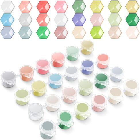 Underglaze Set 24 Color Concentrated Opaque Liquid Underglaze 3 ml Mini Pack 24 Colors Underglaze Paint for DIY pottery glaze painting craft in Saudi Arabia