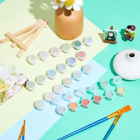Underglaze Set 24 Color Concentrated Opaque Liquid Underglaze 3 ml Mini Pack 24 Colors Underglaze Paint for DIY pottery glaze painting craft in Saudi Arabia