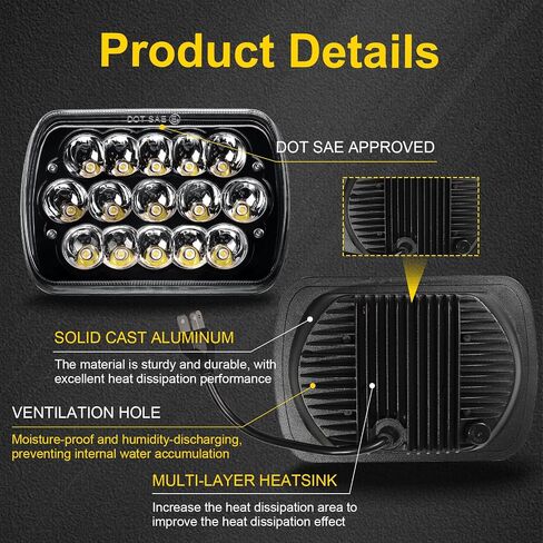 Pair Headlights Assembly Compatible with 2014-2015 Chevy Silverado 1500 Left and Right Side Replacement Headlamp Black Housing Amber Reflector in Kuwait