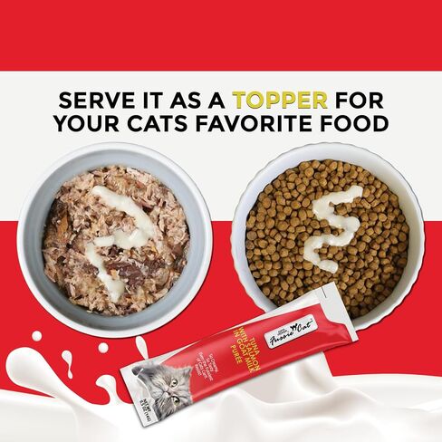 Fussie Cat Super Premium Chicken in Goat Milk Puree, lickable cat Treats, 0.5oz Pouch Pack of 4 in Saudi Arabia