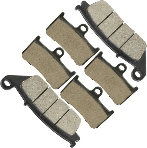 Caltric Front and Rear Brake Pads Compatible with Victory Kingpin/Magnum 2010-2017/2203679 2204196 in Saudi Arabia