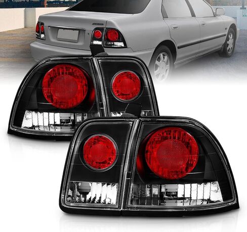 Amerilite Lailights Black for Honda Accord - Side Prastender and Driver in Saudi Arabia
