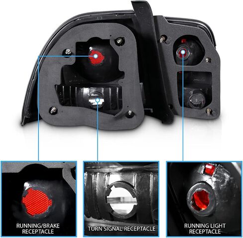 Amerilite Lailights Black for Honda Accord - Side Prastender and Driver in Saudi Arabia