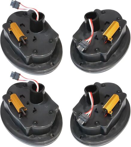 4 PCS LED LED Tail Lights مجموعة متوافقة مع 1997-2004 Corvette C5 ، مصابيح فرامل إشارة المنعطف الخلفي مع المقاومات - أسود in Saudi Arabia