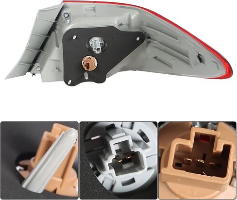 Driver Side Outer Tail Light Assembly Replacement for Toyota Camry 2015-2017 Left Rear Brake Tail Lamp 8156006640 TO2804121 in Saudi Arabia