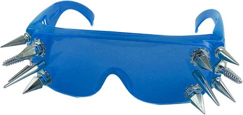 Spike Punk Rock Sunglasses Cool Blue/Black/Red/Green Glasses Girl Womens in Saudi Arabia
