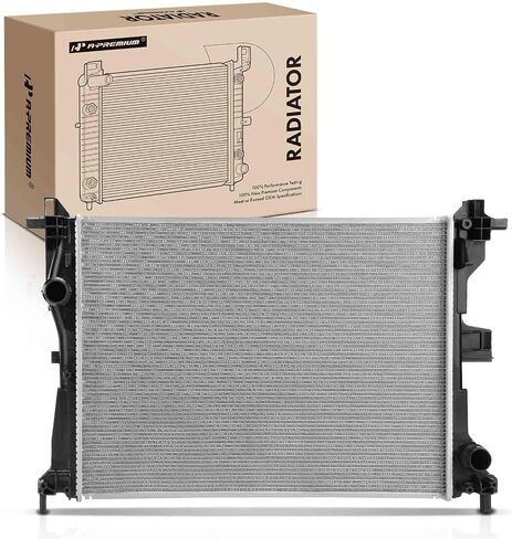 A-Premium Engine Coolant Radiator Assembly Compatible with Fiat 500X 2019-2021 & Jeep BU Series Renegade 2019-2022, 1.3L in Saudi Arabia