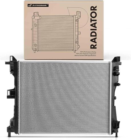 A-Premium Engine Coolant Radiator Assembly Compatible with Fiat 500X 2019-2021 & Jeep BU Series Renegade 2019-2022, 1.3L in Saudi Arabia