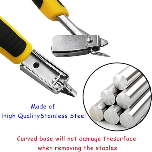 4Pcs Upholstery Staple Remover Nail Puller Nail Remover Tool Set with End Cutting Pliers Tack Puller Staple Puller Tool for Carpet Furniture Wooden Photo Frame Floor,Zipper Package in Kuwait