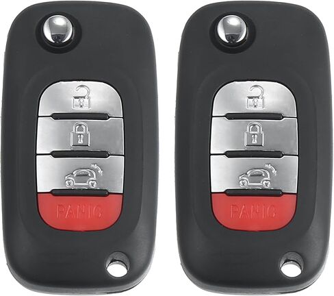 X AutoHaux CWTWB1G767 4 BUNTUR FLIP CAR بدون مفتاح التحكم عن بعد مفتاح التحكم عن بُعد FOB FOB SMART FOB SMART FORFOUR 2015-2017 FORTWO 2015-2017 433MHZ Chip 4A 2PC in Saudi Arabia
