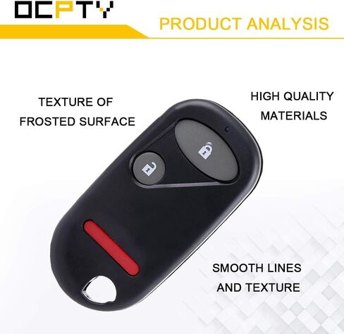 OCPTY 1 X Flip Key Entry Remote Control Key Fob Transmitter Replacement for Honda for Civic for Pilot NHVWB1U521 3 Buttons in Saudi Arabia