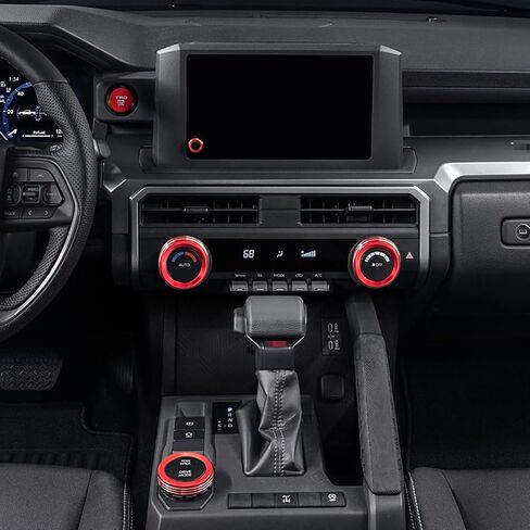 ل Toyota Tacoma 2024 2025 لـ 4Runner 2025 مع 4 "مفاتيح العرض الملحقات الداخلية ، غطاء مفتاح AC Comple in Kuwait