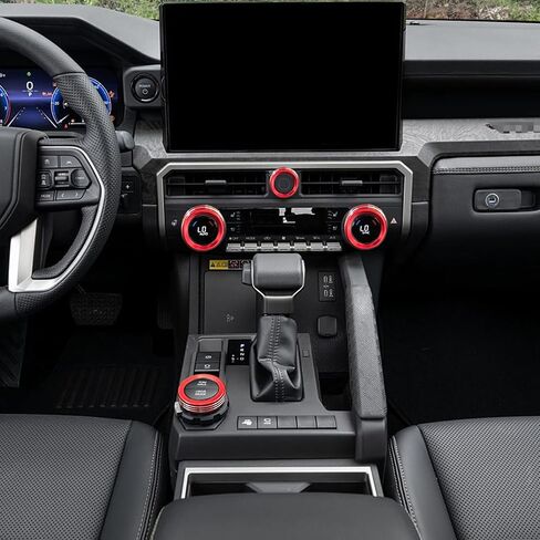 ل Toyota Tacoma 2024 2025 لـ 4Runner 2025 مع 4 "مفاتيح العرض الملحقات الداخلية ، غطاء مفتاح AC Comple in Kuwait