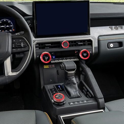 ل Toyota Tacoma 2024 2025 لـ 4Runner 2025 مع 4 "مفاتيح العرض الملحقات الداخلية ، غطاء مفتاح AC Comple in Kuwait