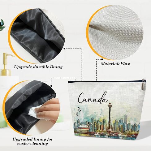 Spain Travelling Gift Makeup Bag, City Travel Cosmetic Bag for Purse, Watercolor Makeup Bags, Spain Souvenir, Trip Favors for Traveller Lovers, City Themed Organizer in Saudi Arabia