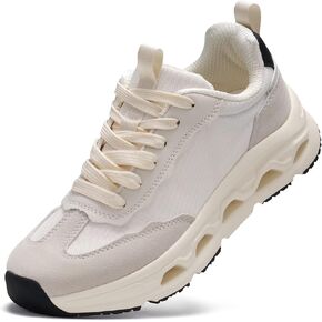 Women's Breathable Running Shoes, Shock-Absorbing Anti-Slip Lace-Up for Sports in Kuwait