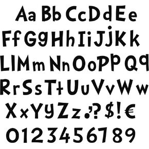 Tenare 134 Pieces 5 Inch Bulletin Board Letters Alphabet Numbers Letters Combo Set Letter Cutouts for Bulletin Board Display Home Decor(Glitter Rainbow Color) in Kuwait