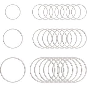 UNICRAFTALE Linking Rings Rectangle Connector Charms Stainless Steel Rhombus Linking Rings Frame Geometry Linking Rings Earring Charms Metal Pendant for Jewelry Making in Saudi Arabia