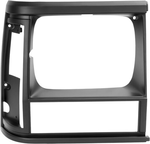 HECASA Pair Headlight Bezels Compatible with 1991-1996 Jeep Cherokee 1991-1992 Jeep Comanche Replacement for 5DV54TZZ 5DV51TZZ CH2513124 CH2512124 Headlamp Trim Matte Black Driver & Passenger Side in Saudi Arabia