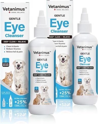 Eye Drops for Dog & Cat 150ml/5 fl.oz Eye Cleaner Drops Deeply Clean Foreign Particles, Reduces Dryness and Tears Eye Drops in Kuwait