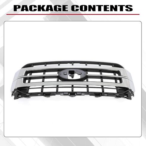 HECASA Front Grille Compatible with 2021-2023 Ford F-150 Replacement for ML348200GE Sport Lariat Grill Painted Black in Saudi Arabia