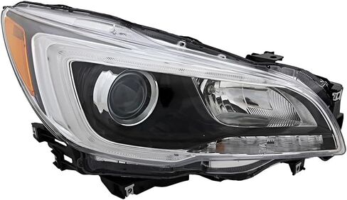 لـ Subaru Legacy/Outback المصباح الأمامي 2015 2015 2017 Halogen Black Trim Driver Side Left Side in Kuwait