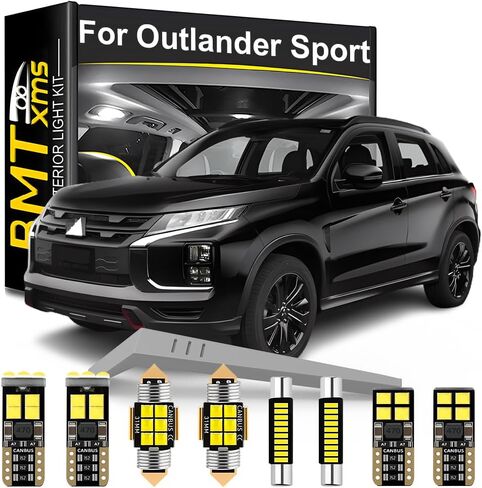 BMT XMS LED LED INTERIOR LIGHT KIT بديل لـ Mitsubishi Outlander Sport 2011 2012 2013 2014 2015 2017 2018 2018 2020 2021 2022 in Saudi Arabia