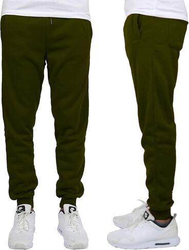 Galaxy by Harvic Men's Slim Fit Fleece Joggers مع جيوب جانبية in Kuwait