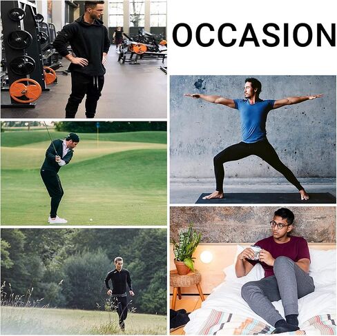 Galaxy by Harvic Men's Slim Fit Fleece Joggers مع جيوب جانبية in Kuwait