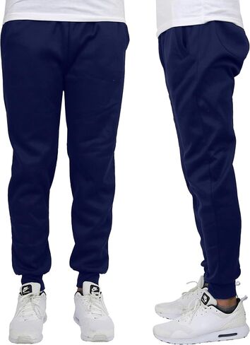 Galaxy by Harvic Men's Slim Fit Fleece Joggers مع جيوب جانبية in Kuwait