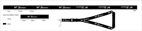 Au-Tomotive Gold ، Inc. مسؤول مرخص لـ Bronco on Black Universal Lanyard Key in Saudi Arabia