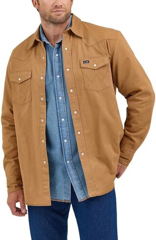 Wrangler Men's Flannel Lined Workshirt in Saudi Arabia