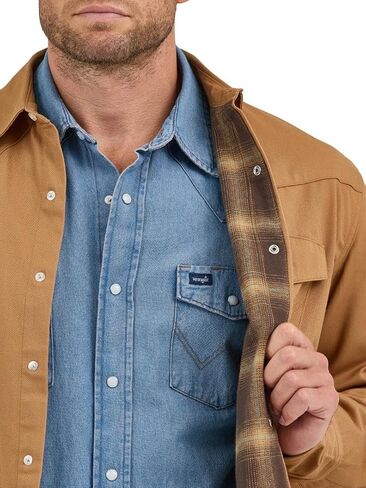 Wrangler Men's Flannel Lined Workshirt in Saudi Arabia