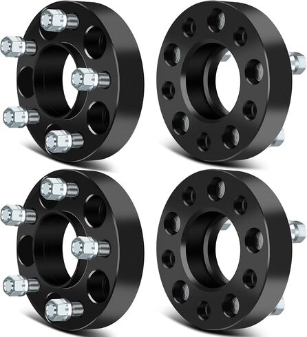 Scitoo 4pcs 5x4.5 فواصل العجلات 1.25 بوصة الأزرار 1/2 Bore 71.5mm ملائمة لجيب ليبرتي 2002-2012 ، لجيب رانجلر 1997-2006 ، لجيب شيروكي 1980-2001 in Saudi Arabia