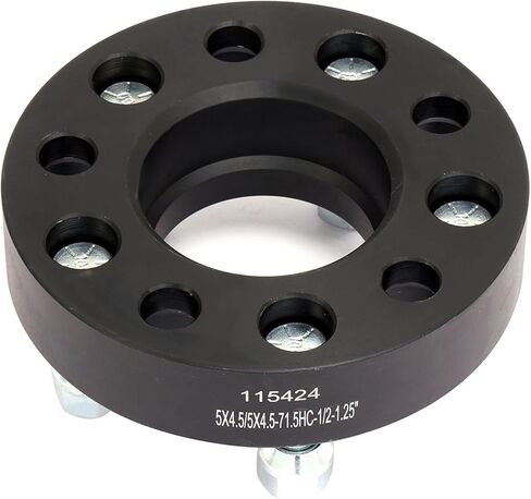 Scitoo 4pcs 5x4.5 فواصل العجلات 1.25 بوصة الأزرار 1/2 Bore 71.5mm ملائمة لجيب ليبرتي 2002-2012 ، لجيب رانجلر 1997-2006 ، لجيب شيروكي 1980-2001 in Saudi Arabia