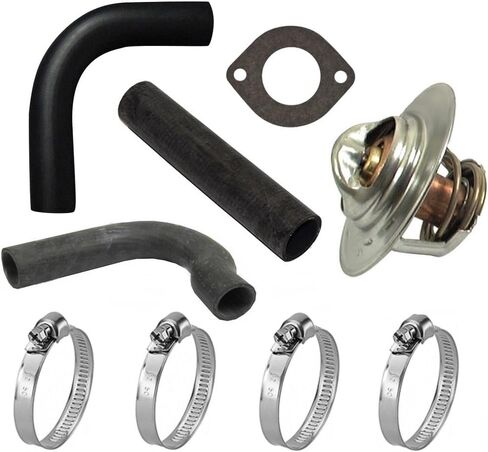 RAParts Clamps Thermostat Radiator Hose Kit Fits Ford Tractor 700 800 900 2000 4000 NAA in Saudi Arabia