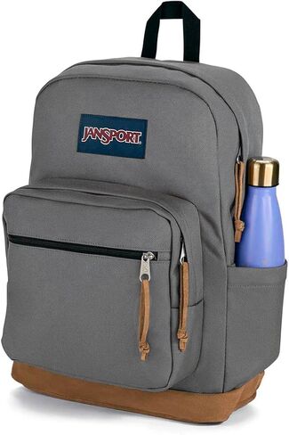 JanSport Right Pack Backpack - Durable Daypack with Padded 15" Laptop Sleeve, Spacious Main Compartment & Integrated Water Bottle Pocket - Mauve Haze in Kuwait