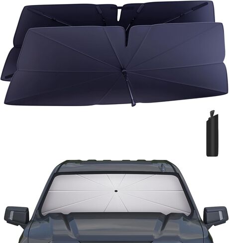 Windshield Sun Shade Umbrella: for Honda Civic 2022-2024 2025 - Front Car Window Shades - Foldable Civic-11th-Generation Sunshades Block UV Keep Cool in Kuwait