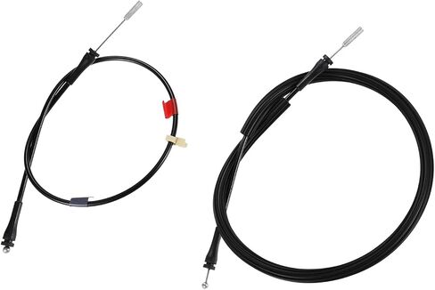 NO. 6C3Z-28264A01-A Car Door Latch Release Cable Extended Cab for Ford F250 F350 F450 F550 / Rear Door Upper Lower Left Right Door Latch Lock Cable / 1 Set/Black Replacement in Saudi Arabia