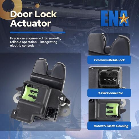 ENA 81230-3X010 Rear Tailgate Trunk Latch Lock Actuator Compatible with Hyundai Elantra 2011 2012 2013 2014 2015 2016 1.8 2.0 L4 Sedan Liftgate Latch Locks Actuator Motor Rear Door Hatch Lock Assembly in Saudi Arabia