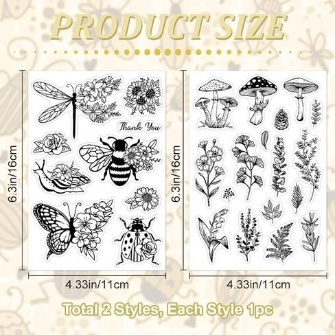 CRASPIRE 4 Styles Horse Clear Stamps Animal Word Reusable Background Postmark Retro Transparent Silicone Stamp Seals for Journaling Card Making Decor DIY Scrapbooking Supplies in Kuwait