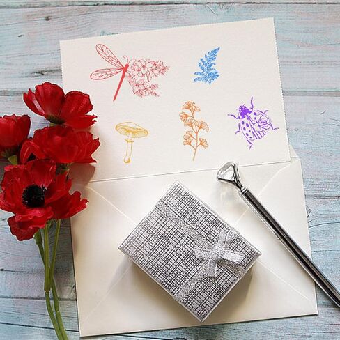 CRASPIRE 4 Styles Horse Clear Stamps Animal Word Reusable Background Postmark Retro Transparent Silicone Stamp Seals for Journaling Card Making Decor DIY Scrapbooking Supplies in Kuwait