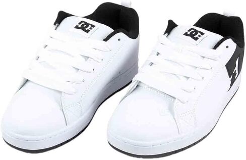 أحذية DC Shoes Court Graffik Garfik ، أبيض/أسود ، 8 in Saudi Arabia