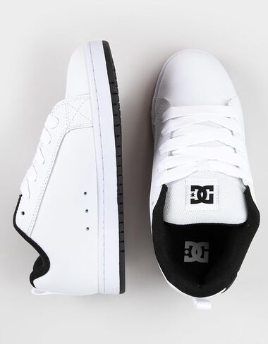 أحذية DC Shoes Court Graffik Garfik ، أبيض/أسود ، 8 in Saudi Arabia