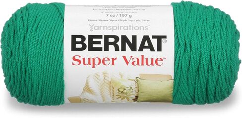 Bernat Super Value Yarn, 7 oz, Gauge 4 Medium Worsted, Mint in Kuwait