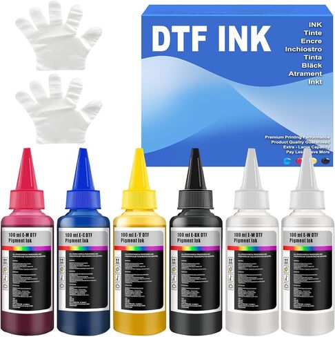 Premium DTF Ink 3000ML- DTF Transfer Ink for PET Film Refill for DTF Printers printhead R1390 XP600 L1800 L805 XP600 ET-8550 XP-15000 DX5 DX7 WF-4720, Heat Transfer Printing Direct to Film in Kuwait