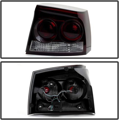 ACANII - For Red Smoke 2009-2010 Dodge Charger SE/SXT/SRT8 Tail Lights Brake Lamps Left+Right in Saudi Arabia