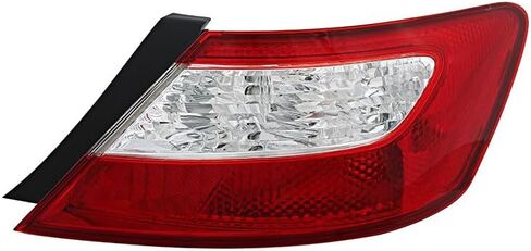 لمصابيح مصابيح Honda Civic Coupe Tail Lights Set 2006 2007 2008 سائق ومسافر in Saudi Arabia