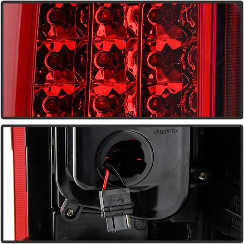 ACANII - For 2007-2013 Chevy Silverado 1500 2500 3500 Red Clear Sequentia Signal Full LED Tube Tail Lights Brake Lamps in Saudi Arabia