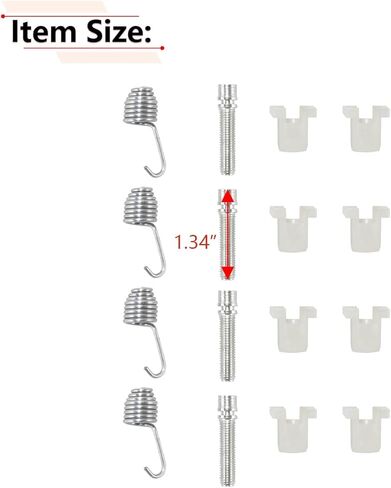 RLB-HILON Headlight Adjuster Kit Screws Nuts Springs Compatible with Chevy Chevelle 1964 1965 1966 1967 Year in Saudi Arabia